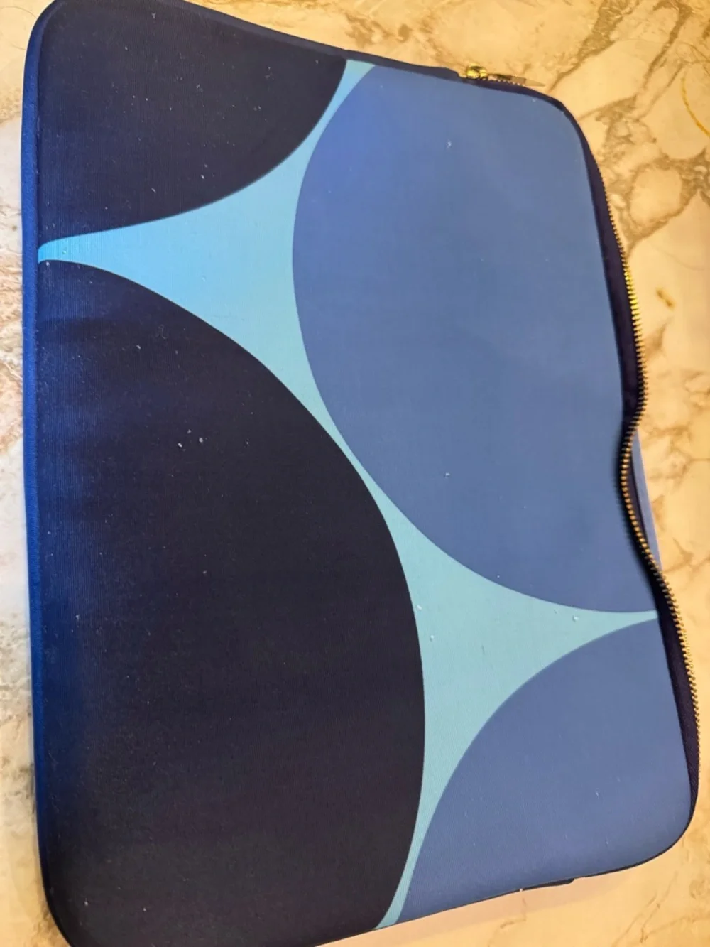 kate spade New York Blue Geometric Tablet Sleeve 13 inches